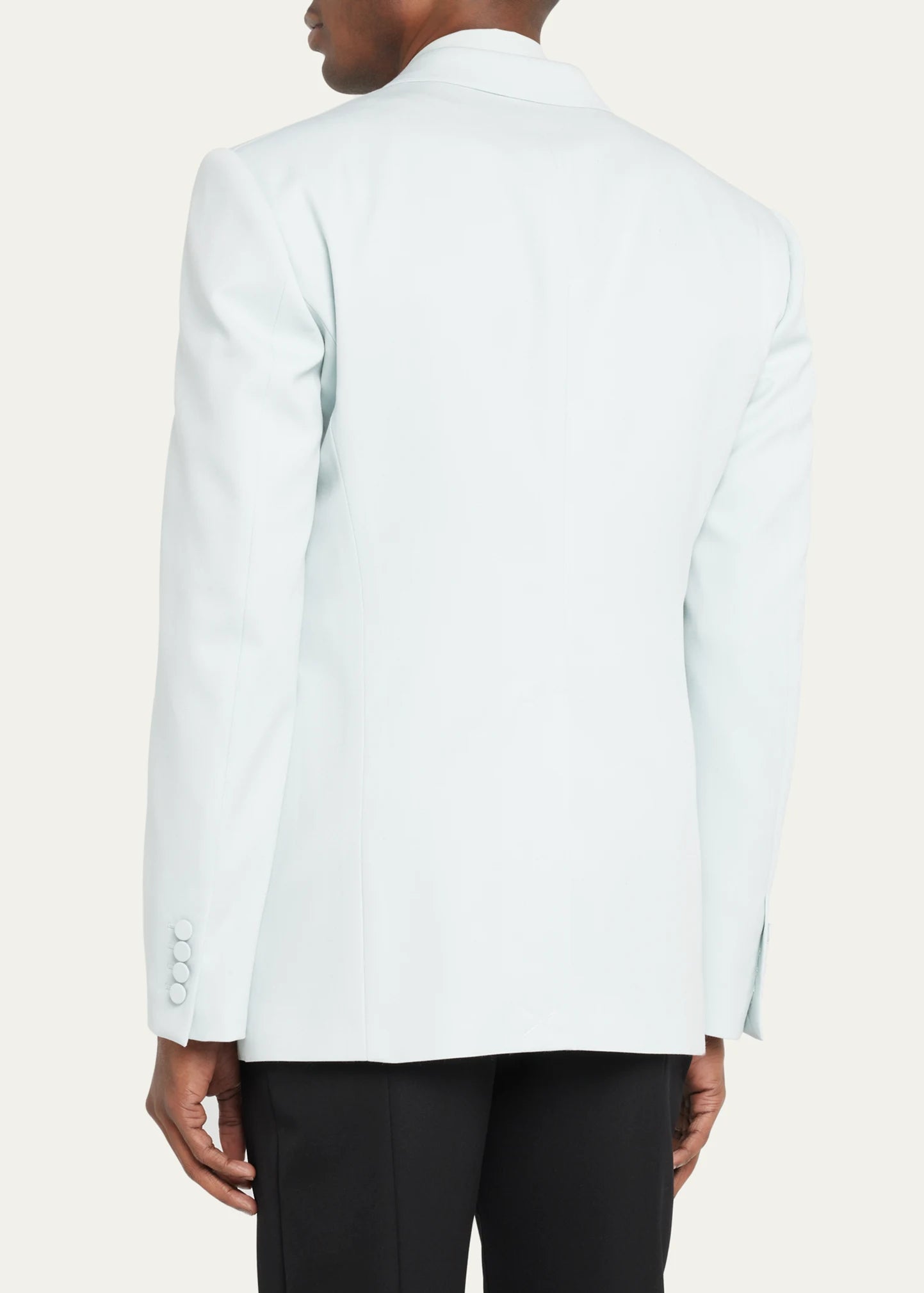 ALEXANDER MCQUEEN GRAIN DE POUDRE DOUBLE-BREASTED DINNER JACKET