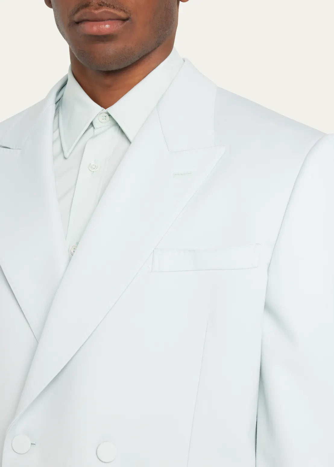 ALEXANDER MCQUEEN GRAIN DE POUDRE DOUBLE-BREASTED DINNER JACKET