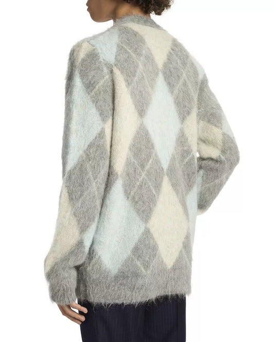 AMI BRUSHED CARDIGAN