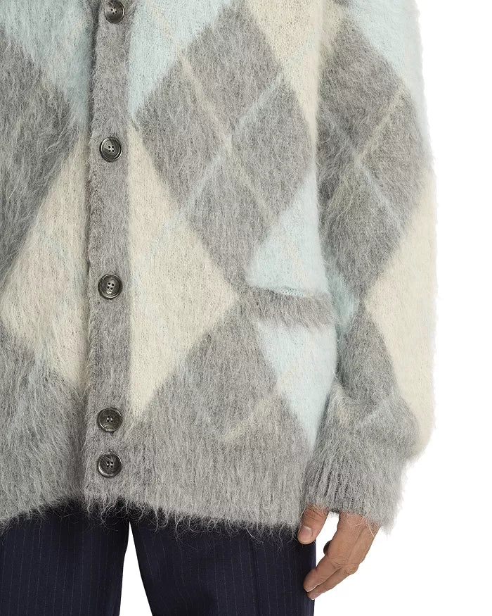 AMI BRUSHED CARDIGAN