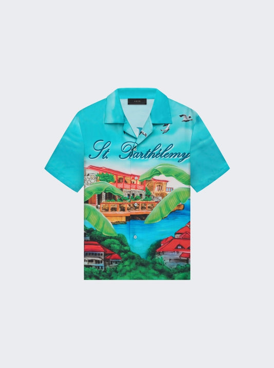 AMIRI EDEN ROCK BOWLING SHIRT MULTICOLOR