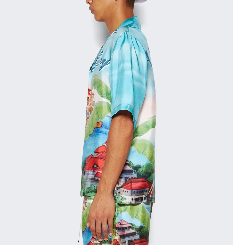 AMIRI EDEN ROCK BOWLING SHIRT MULTICOLOR