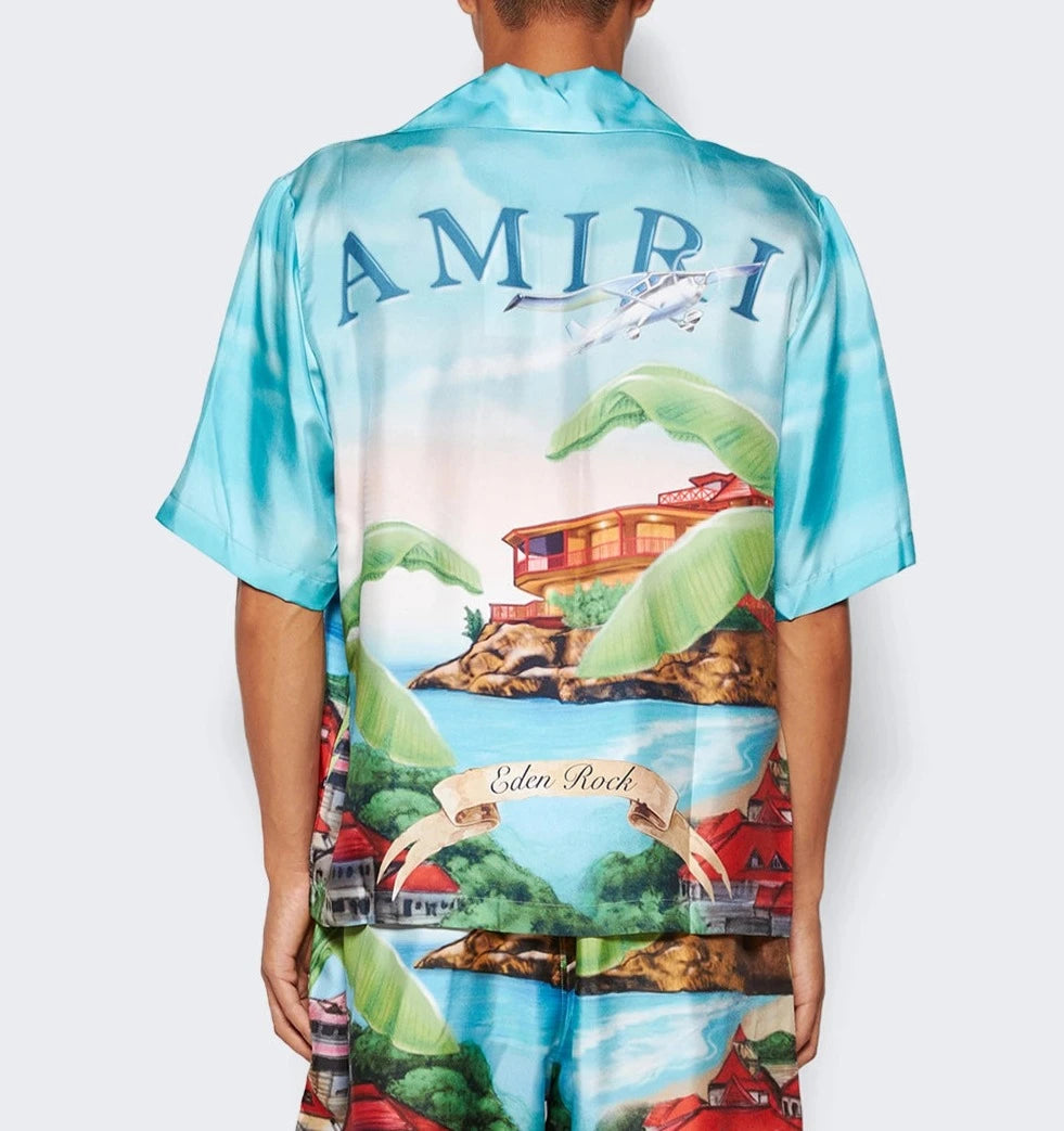 AMIRI EDEN ROCK BOWLING SHIRT MULTICOLOR