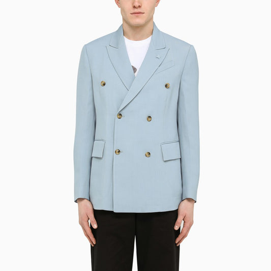 AMIRI DOUBLE-BREASTED DRILL SUIT JACKET