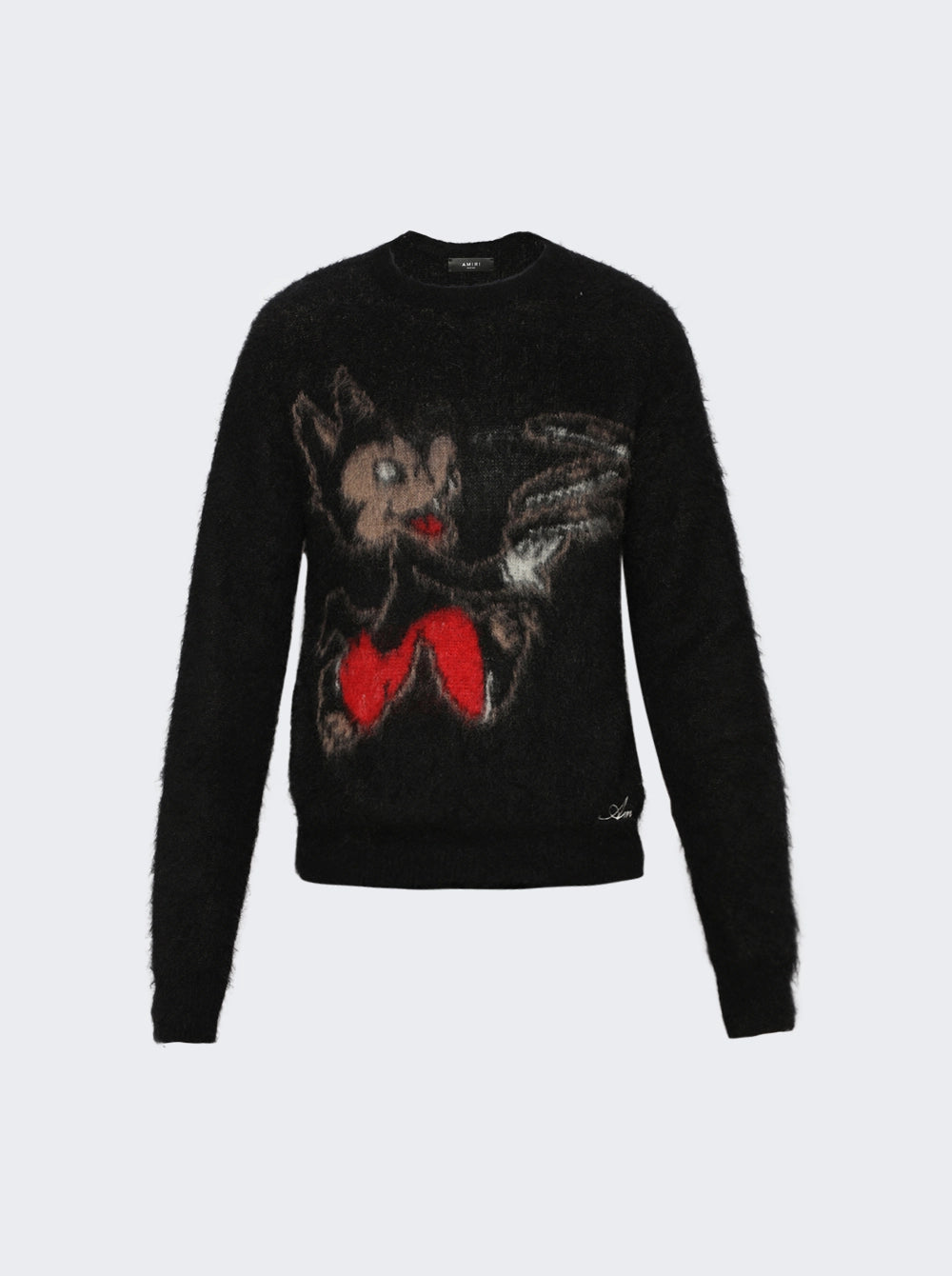 AMIRI RECORD WOLF MOHAIR-BLEND SWEATER