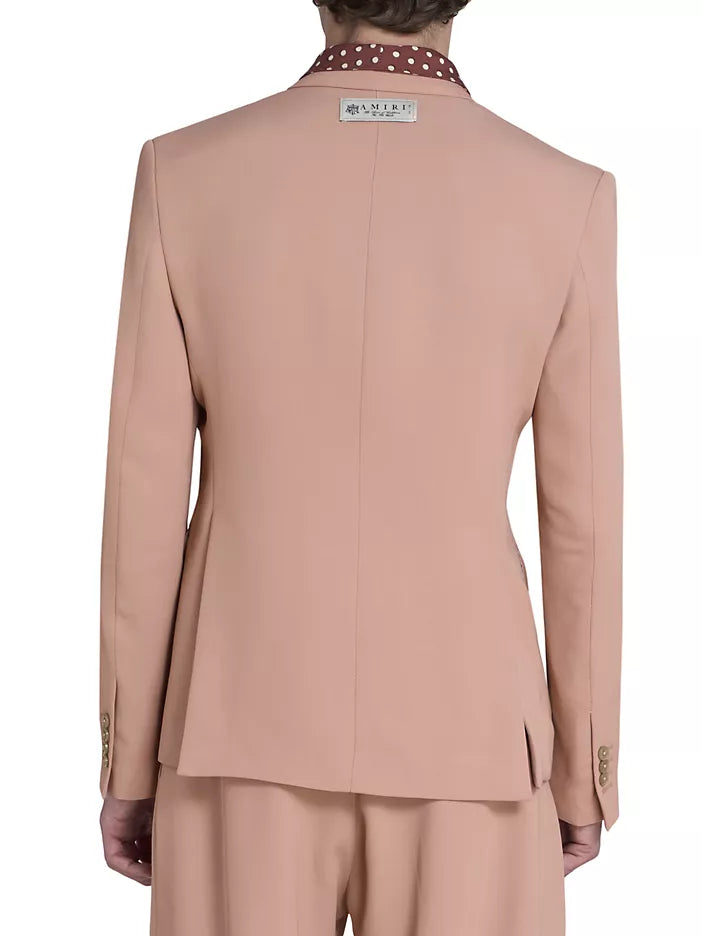 AMIRI LAYERED DOUBLE-BREASTED BLAZER