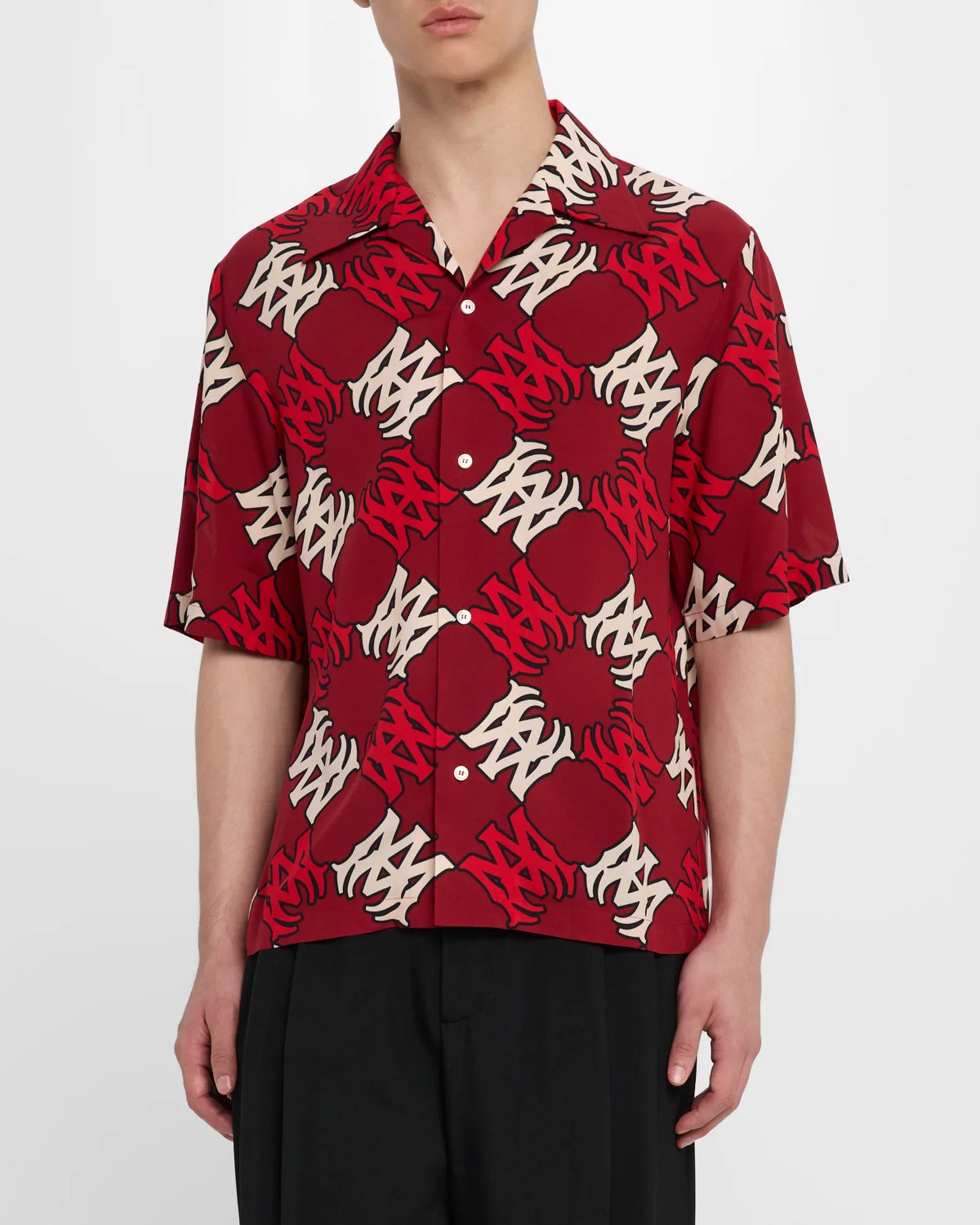 AMIRI MA QUAD BOWLING SHIRT