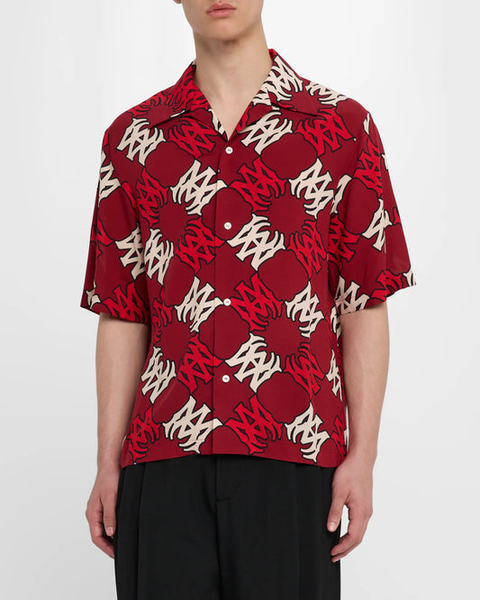 AMIRI MA QUAD BOWLING SHIRT