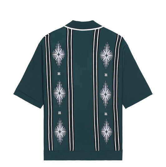AMIRI STARBUST BUTTON DOWN POLO SHIRT