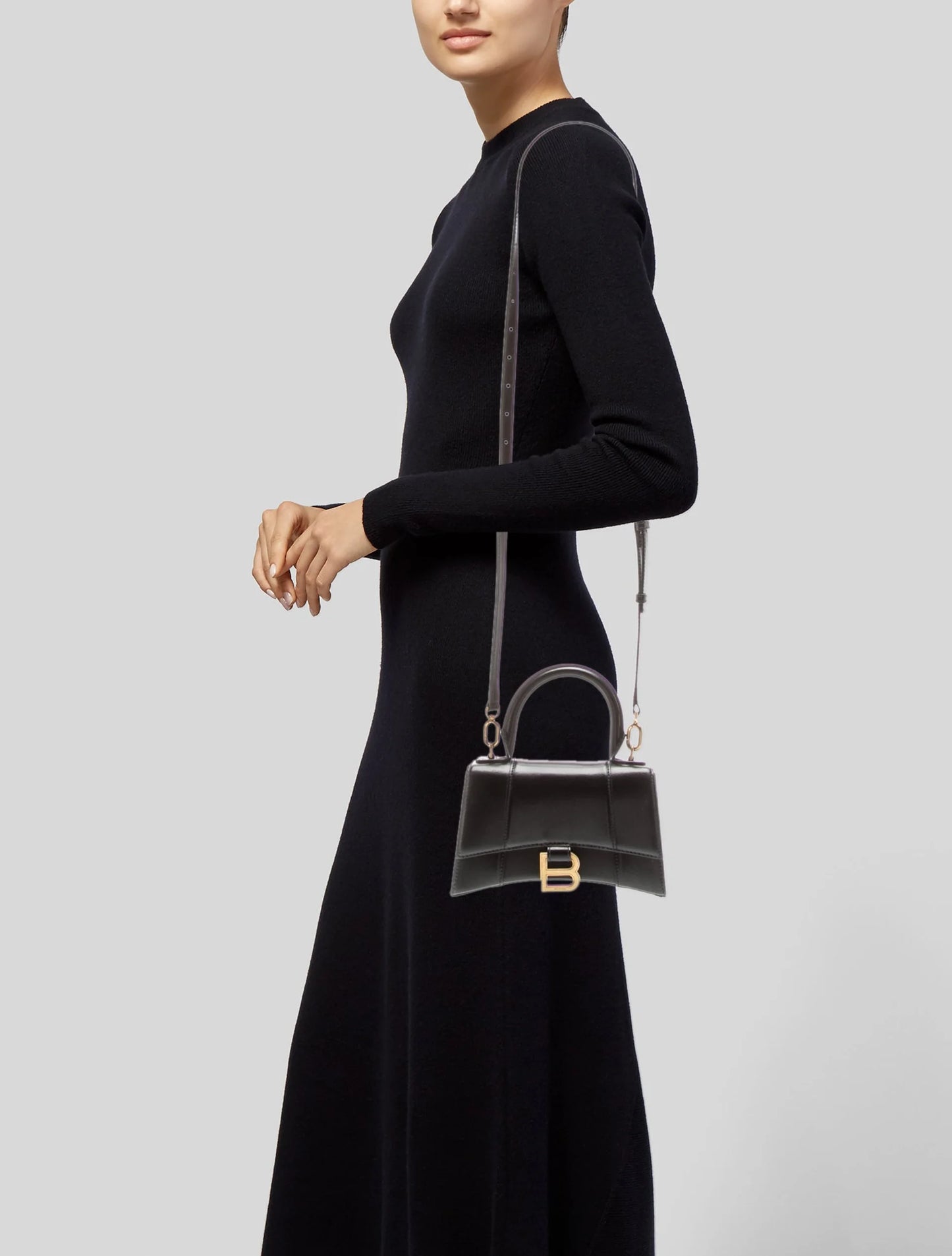 BALENCIAGA HOURGLASS TOP HANDLE BAG