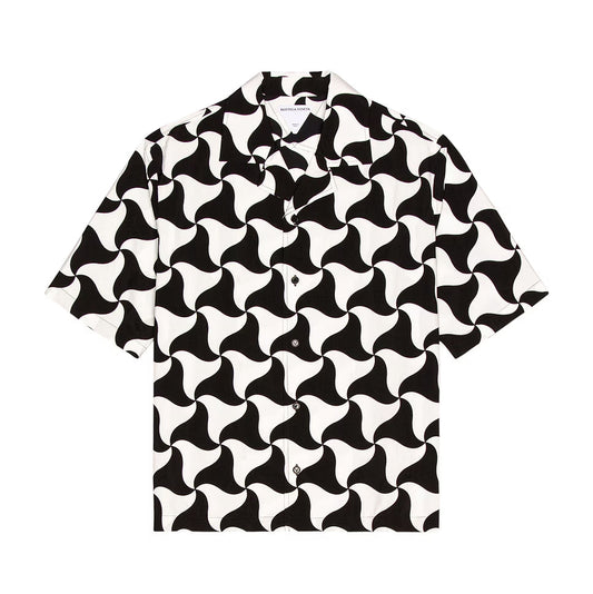 BOTTEGA VENETA PRINTED SHORT SLEEVE SHIRT