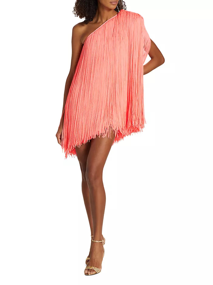 BRONX AND BANCO SIERRA LEONE ISSA ONE-SHOULDER MINIDRESS