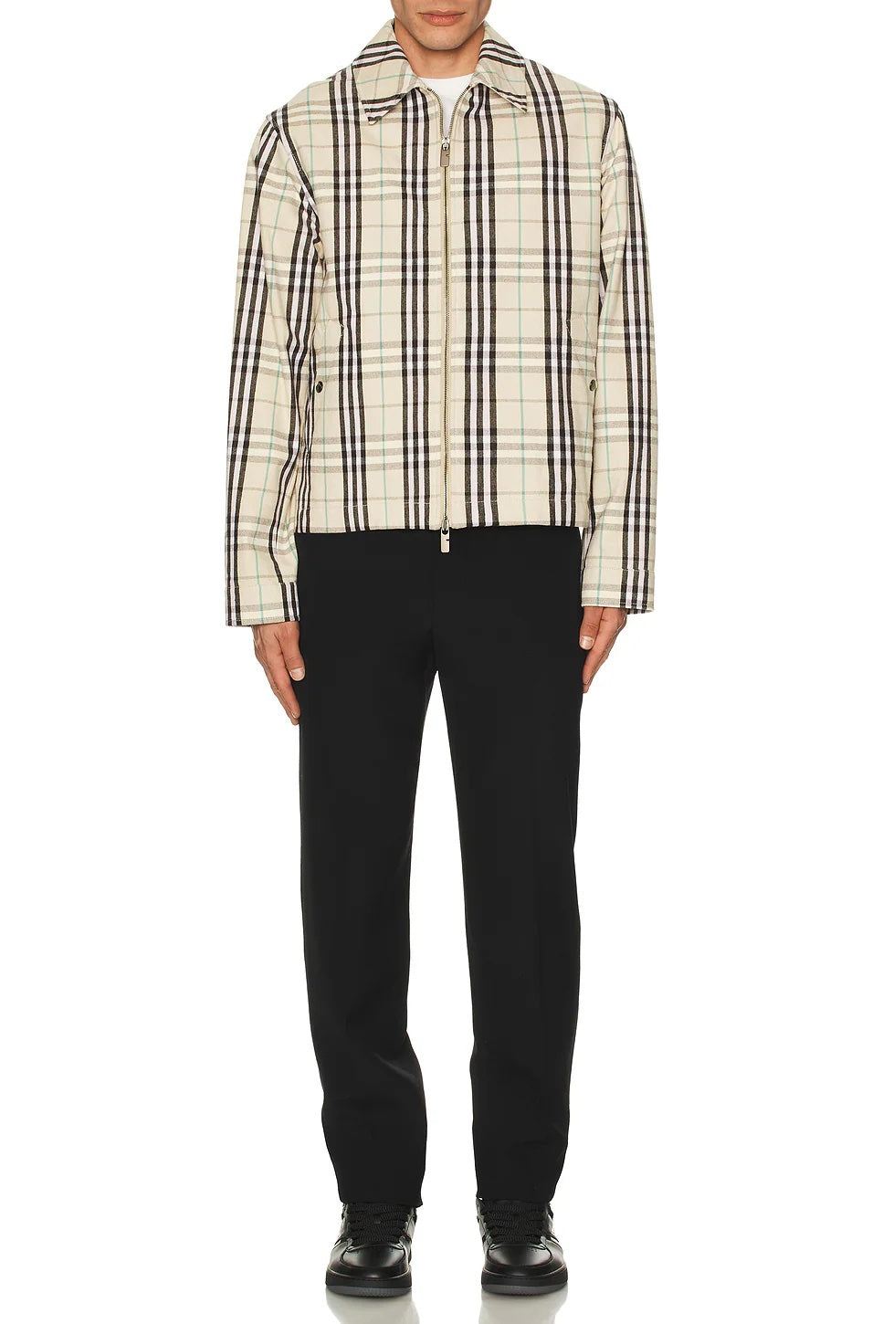 BURBERRY ZIP UP HARRINGTON JACKET