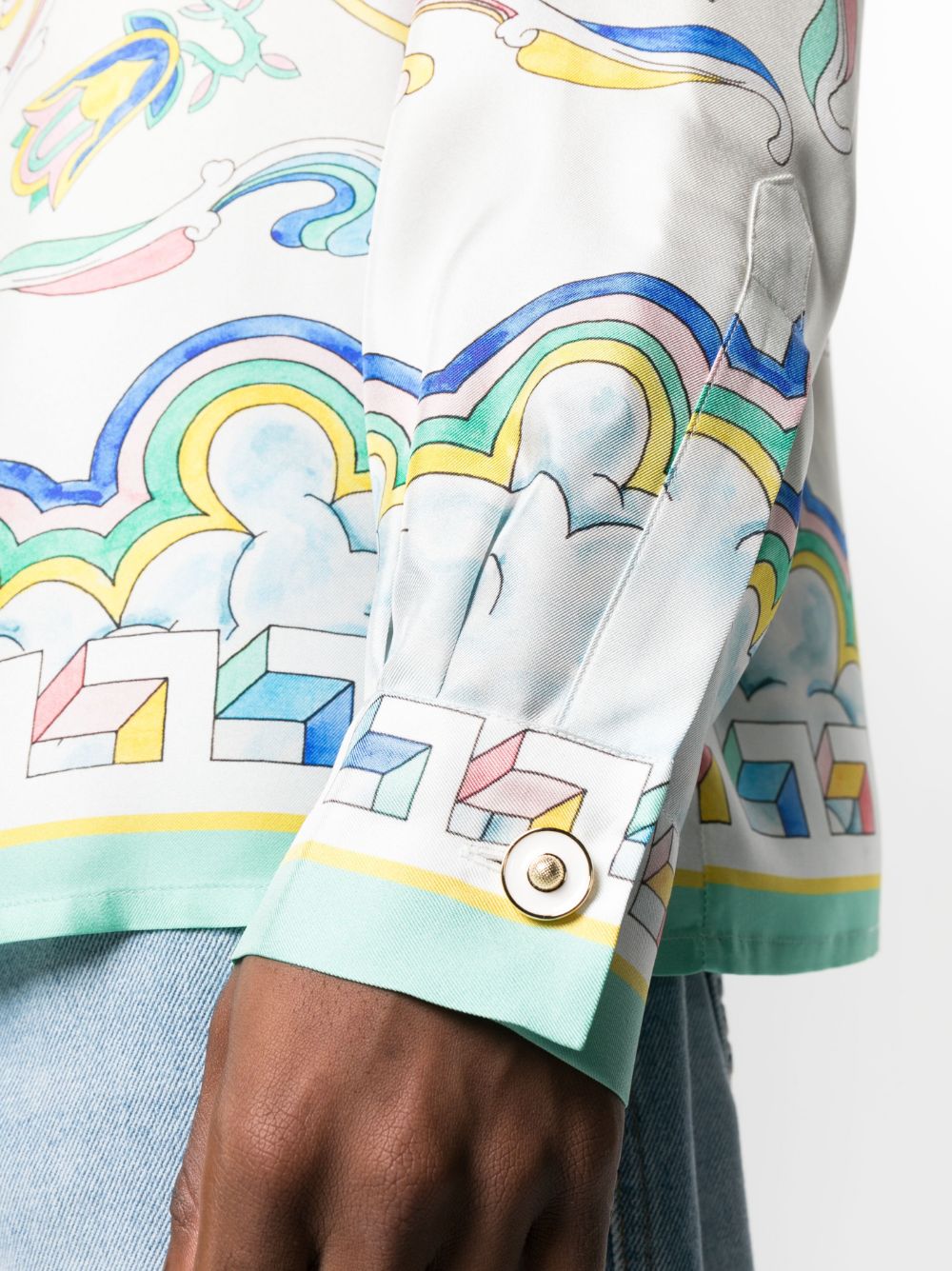 CASABLANCA SOUVENIR SILK SHIRT