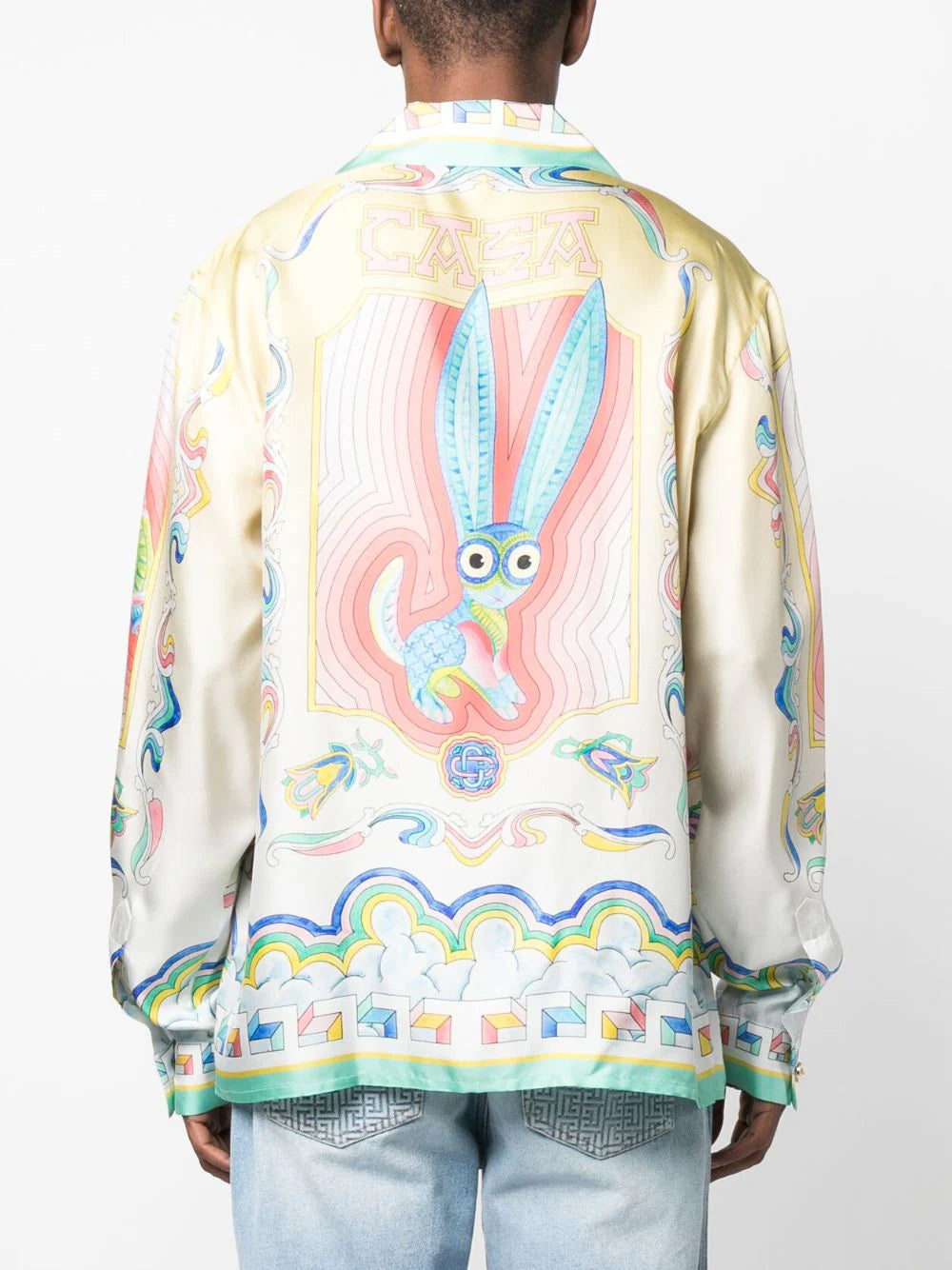 CASABLANCA SOUVENIR SILK SHIRT