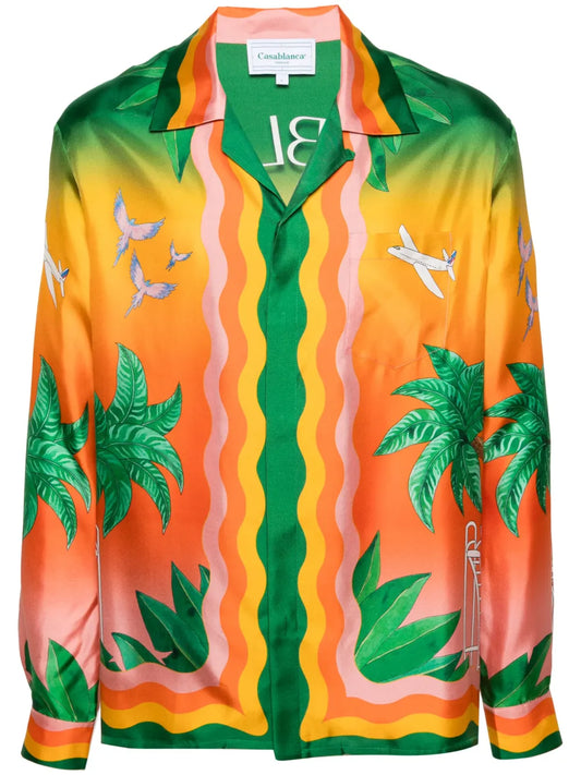 CASABLANCA TENNIS CLUB EN FLUER SHIRT