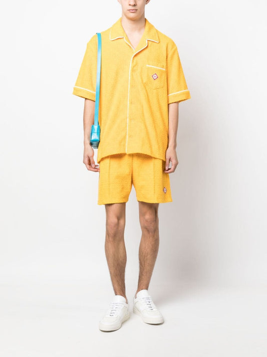 CASABLANCA TOWELING SHORT SLEEVE SHIRT