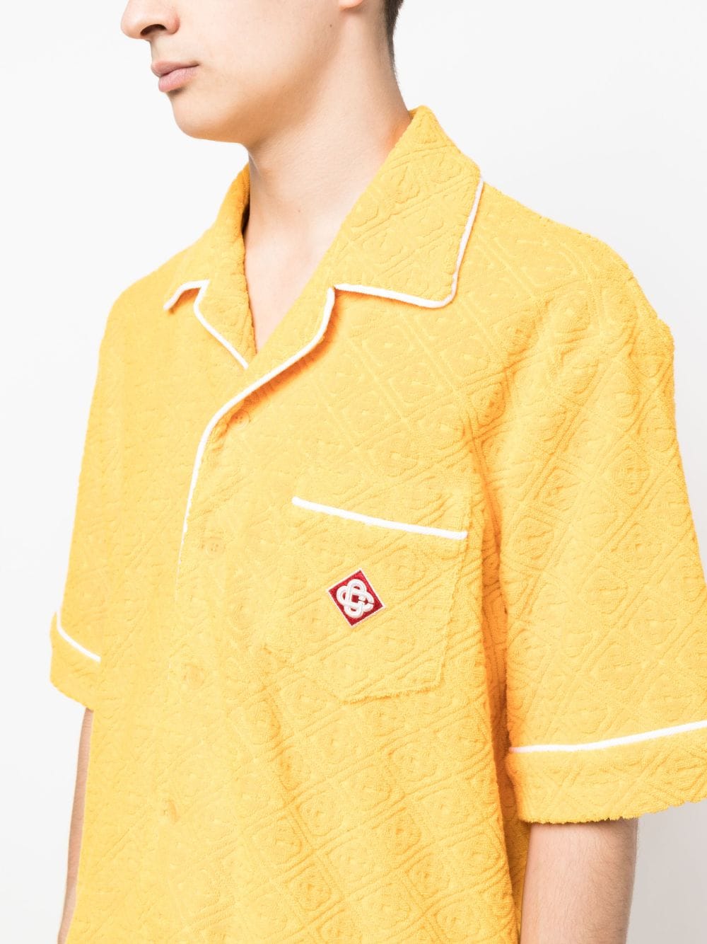 CASABLANCA TOWELING SHORT SLEEVE SHIRT
