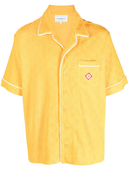 CASABLANCA TOWELING SHORT SLEEVE SHIRT