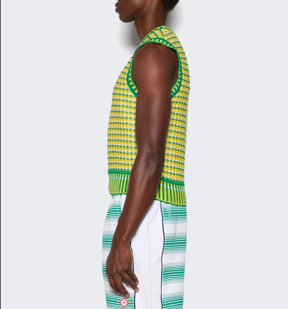 CASABLANCA ZIG-ZAG KNITTED