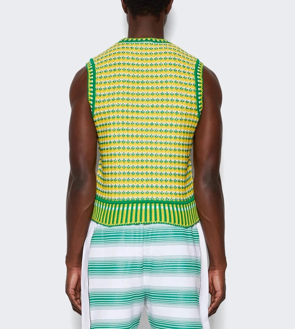 CASABLANCA ZIG-ZAG KNITTED