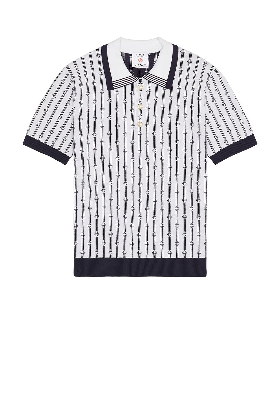 CASABLANCA MONOGRAM POLO