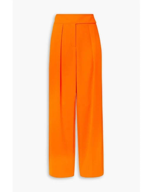 CHRISTOPHER JOHN ROGERS CREPE TAPERED PANTS