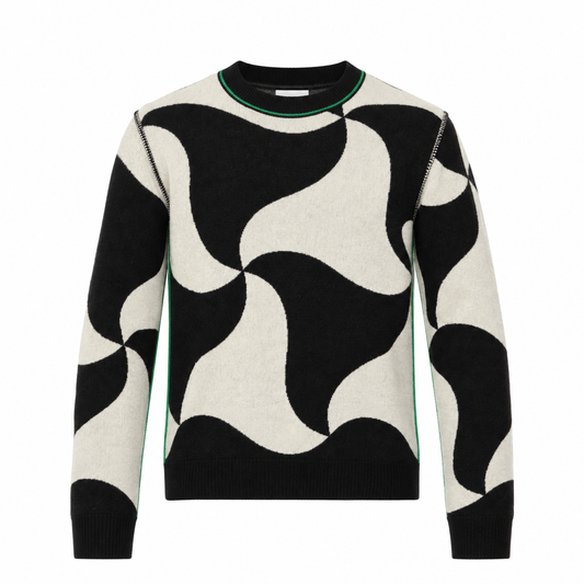 BOTTEGA VENETA PATTERNED PULLOVER