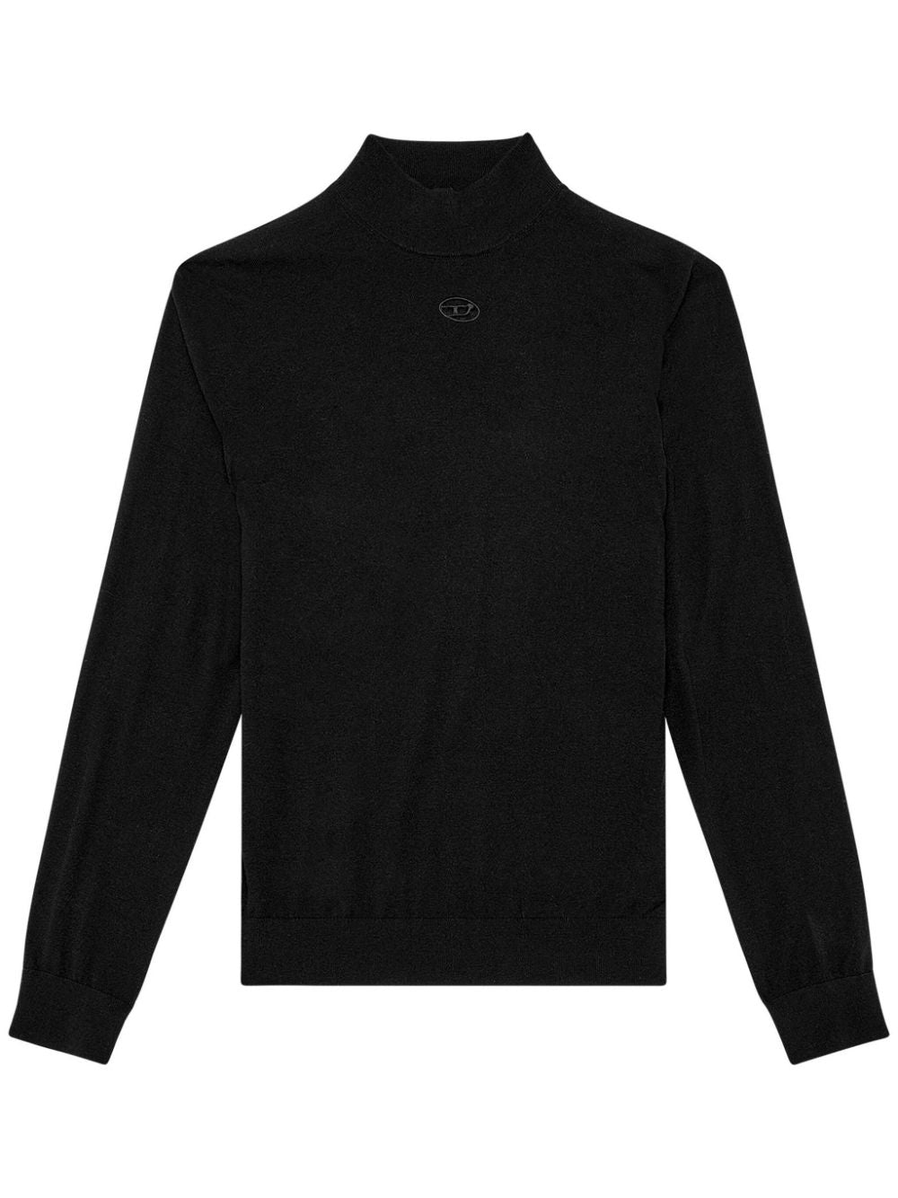 DIESEL K-GIL LOGO EMBROIDERED WOOL JUMPER
