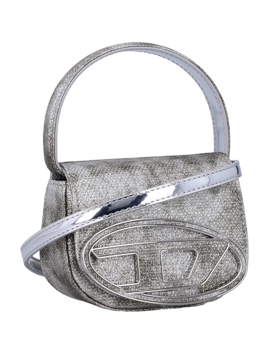 DIESEL XS LOGO PLAQUE TOTE BAG