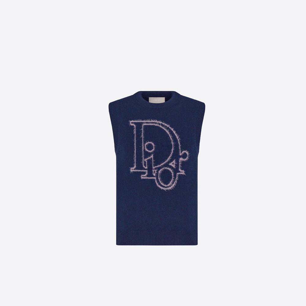 DIOR LOGO CASHMERE VEST