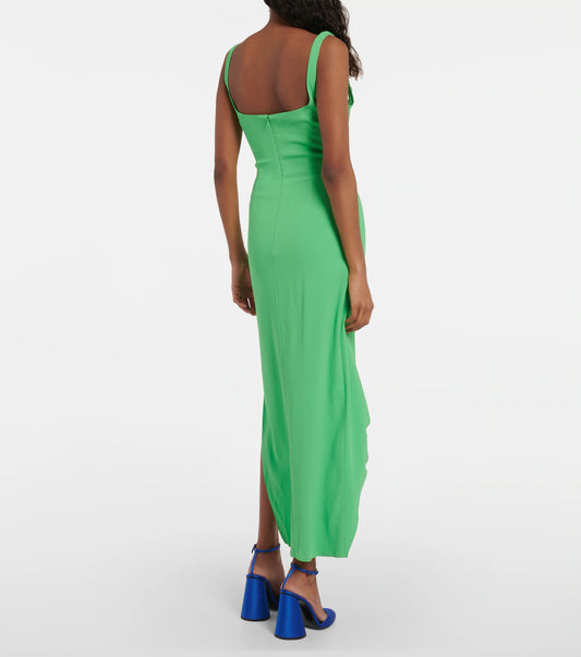 GIUSEPPE DI MORABITO CRYSTAL EMBELLISHED MIDI DRESS