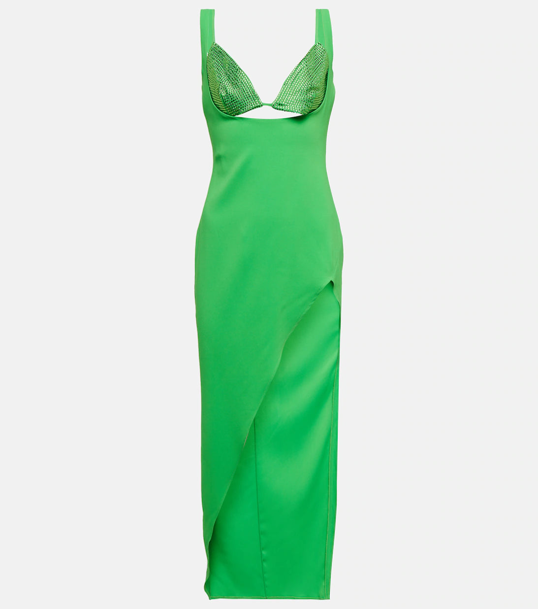 GIUSEPPE DI MORABITO CRYSTAL EMBELLISHED MIDI DRESS