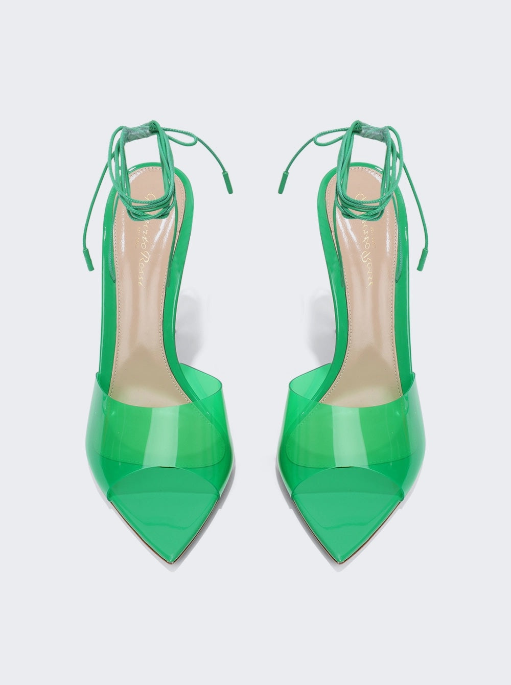 GIANVITO ROSSI SKYE 105 SANDAL GREEN