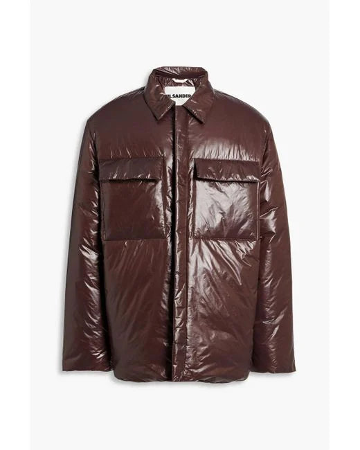 JIL SANDER QUILTED SHELL DOWN JACKET