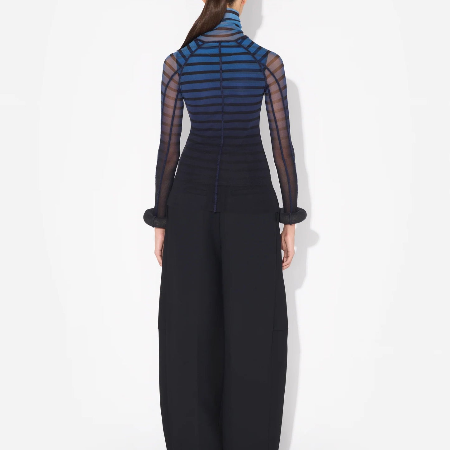 JEAN PAUL GAULTIER THE 3D STRIPED TOP