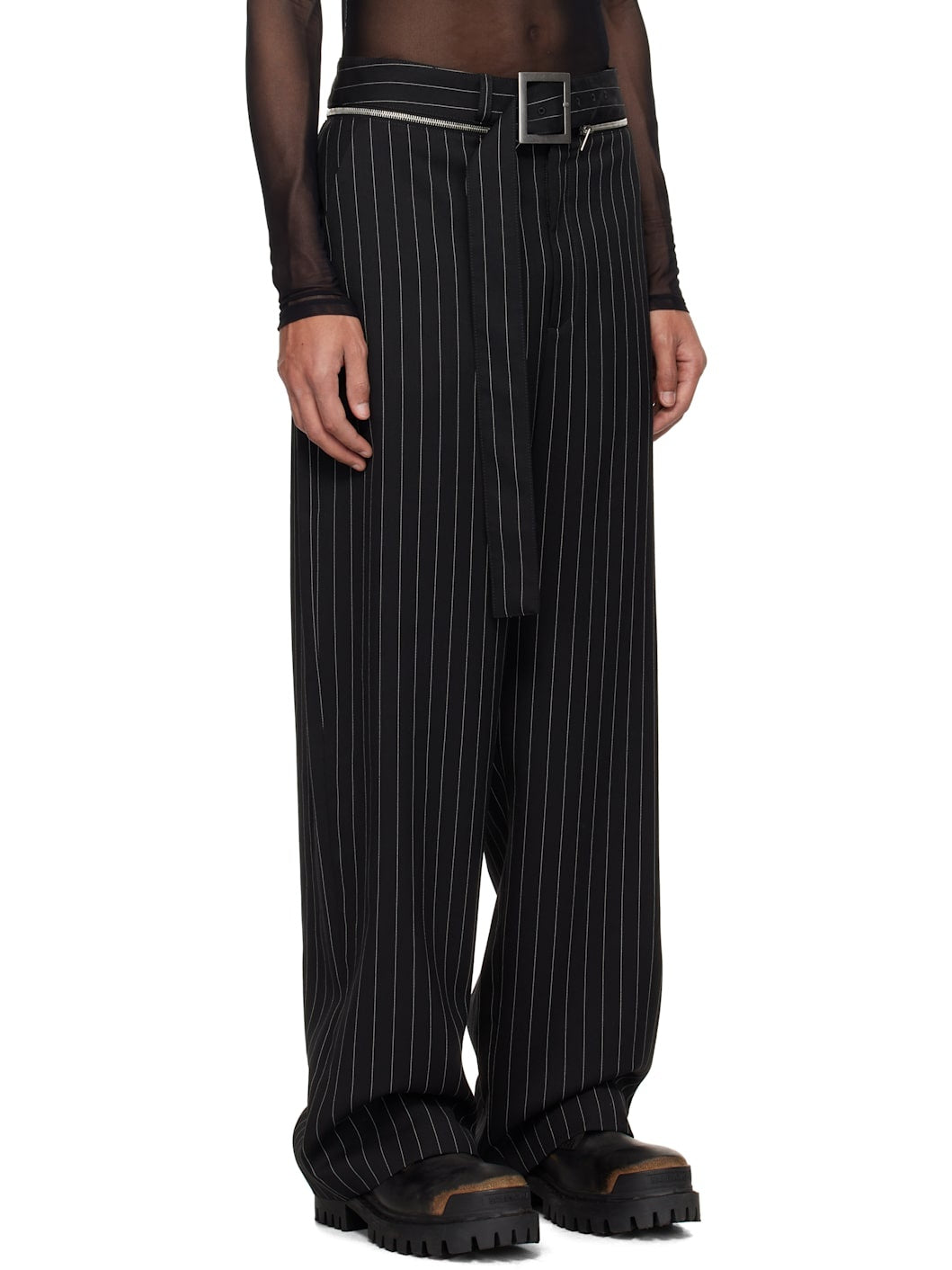 JEAN PAUL GAULTIER 'THE BELTED SUIT' TROUSER