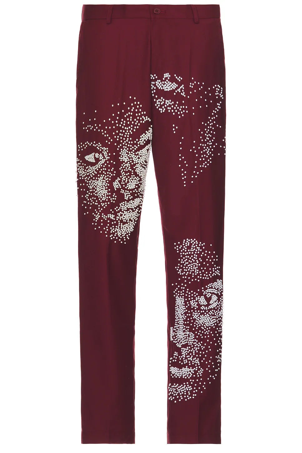 KIDSUPER EMBELLISHED FACES TROUSER