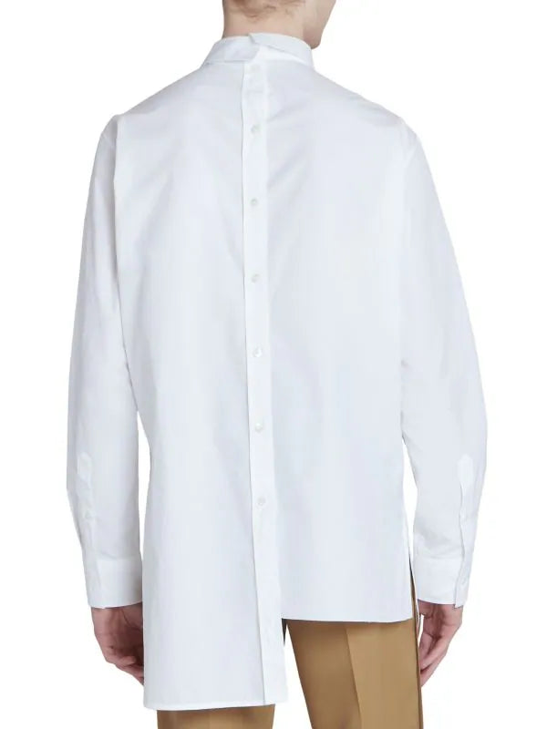 LANVIN ASYMMETRIC BUTTON-FRONT SHIRT