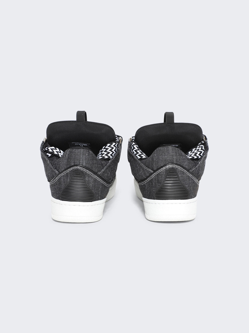 LANVIN DENIM CURB SNEAKERS