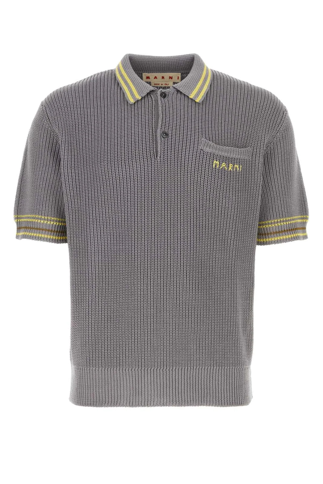 MARNI RIB KNIT POLO