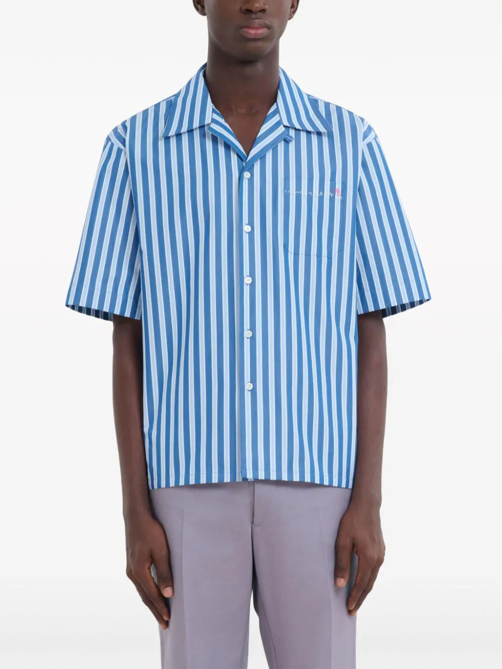 MARNI STRIPED COTTON SHIRT – TheLuxeLend