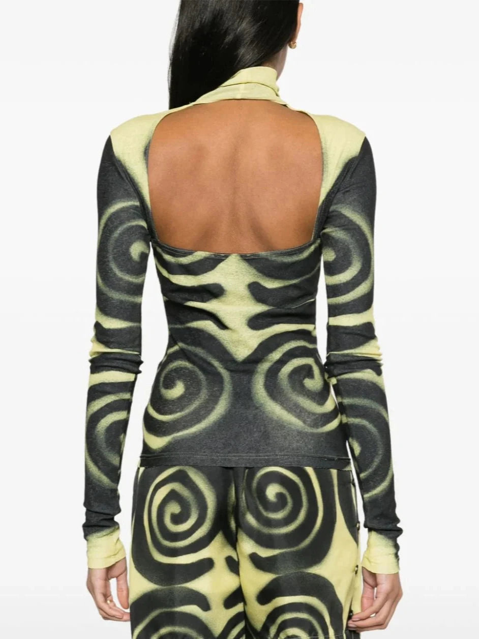 NANUSHKA JOSA MOCKNECK TOP