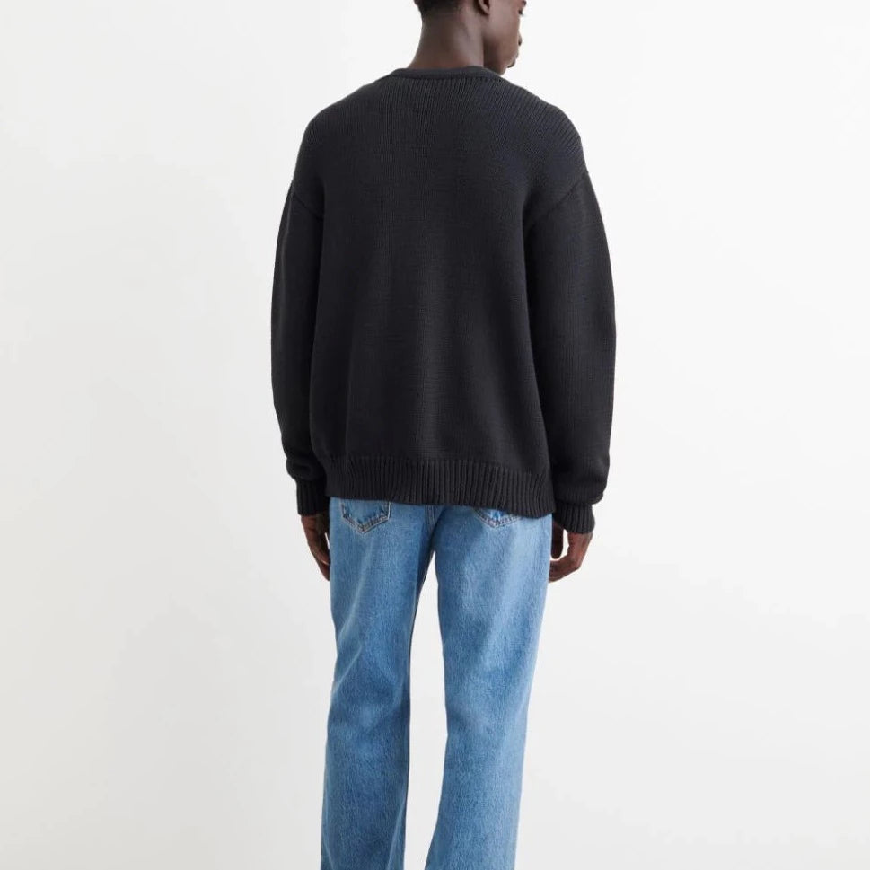 OFF-WHITE LOGO JACQUARD CARDIGAN