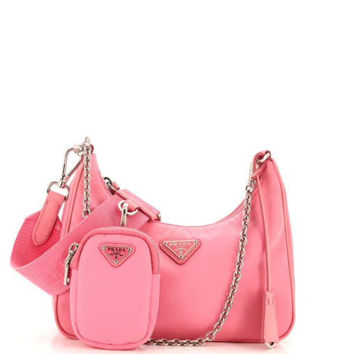 PRADA RE-EDITION 2005 TESSUTO SMALL SHOULDER BAG