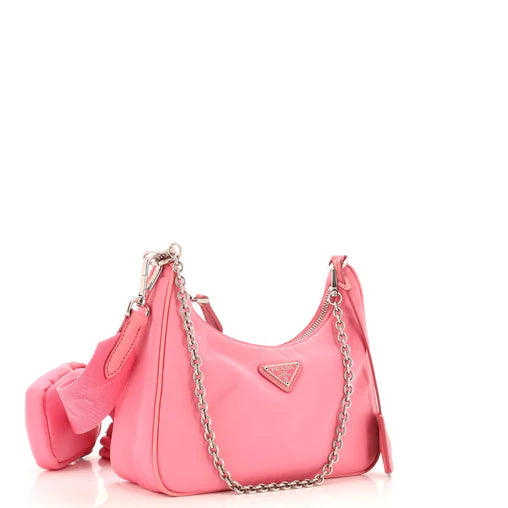 PRADA RE-EDITION 2005 TESSUTO SMALL SHOULDER BAG