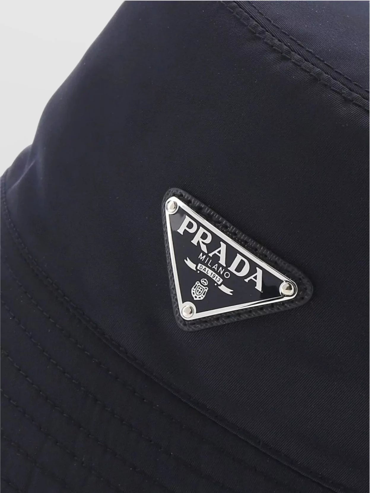 PRADA NYLON BUCKET HAT