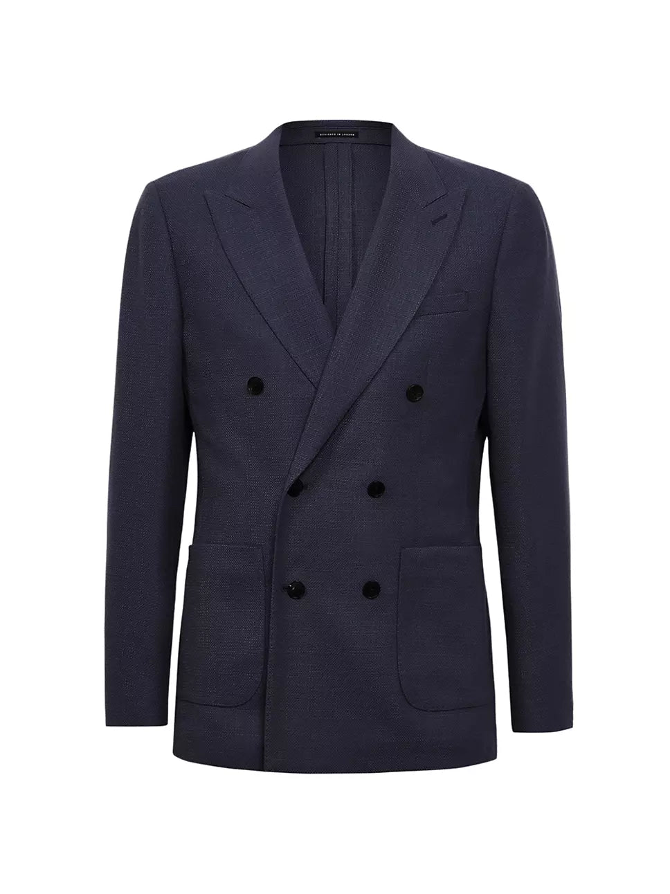 REISS WOOL-BLEND DOUBLE-BREASTED BLAZER