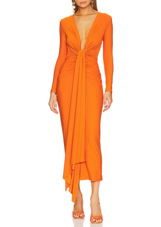 SOLACE LONDON LORENA MIDI DRESS