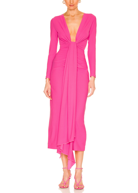 SOLACE LONDON LORENA MIDI DRESS